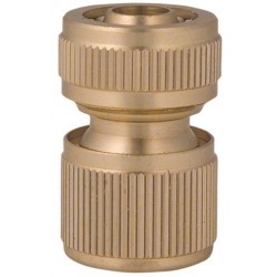 CONECTOR RAPIDO AQUA STOP 1/2" LATON - Imagen 1