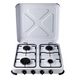 COCINA PORTATIL DE GAS 4 F 515X510X95MM 1,4/1,2/1,2/0,85 KW - Imagen 1