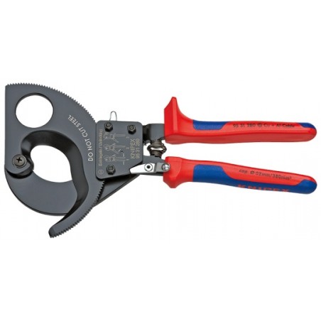 Alicate cortacables tipo carraca 280mm KNIPEX