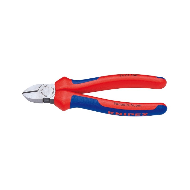 Alicate corte diagonal 160mm mango bimaterial KNIPEX