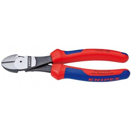 Alicate corte diagonal 180mm mango bimaterial  KNIPEX