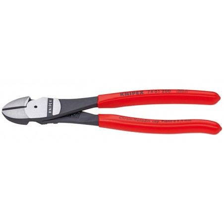 Alicate corte diagonal mango plástico 180mm KNIPEX