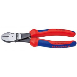 Alicate corte diagonal 200mm mango bimaterial KNIPEX