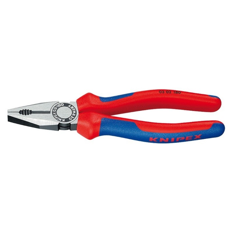 Alicate universal 180mm mango bimaterial KNIPEX
