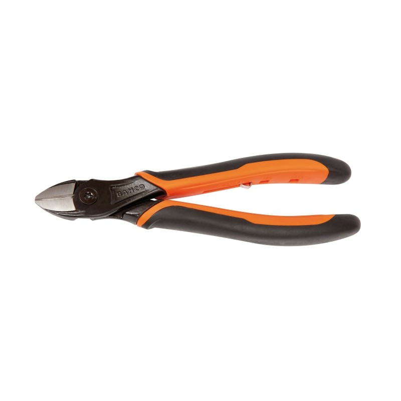 Alicate corte diagonal 180mm con clip BAHCO