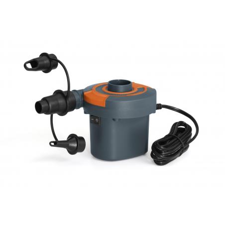 Inflador eléctrico camping 11x10x10cm 12v BESTWAY