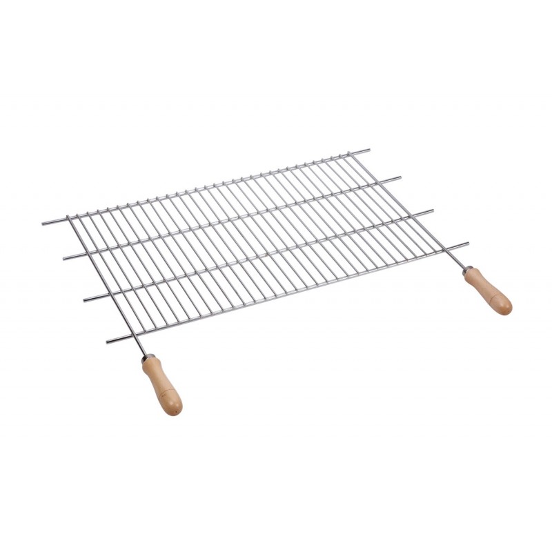 Parrilla barbacoa 80X40cm acero SAUVIC