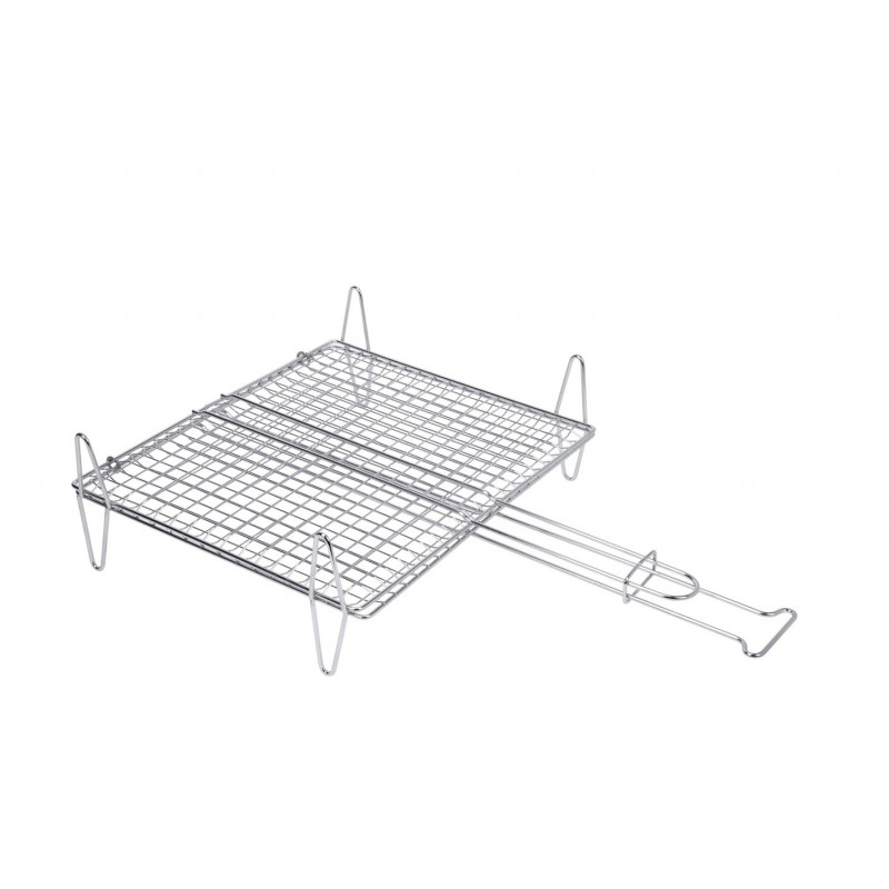 Parrilla 40X45cm doble acero SAUVIC