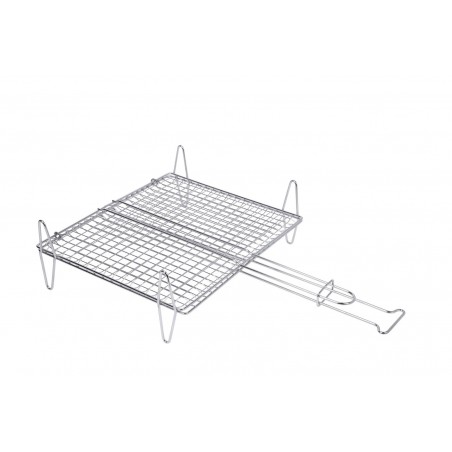 Parrilla 40X45cm doble acero SAUVIC