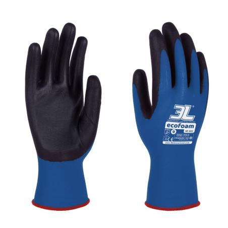 Guante mecanico nitrilo azul talla 8 3L