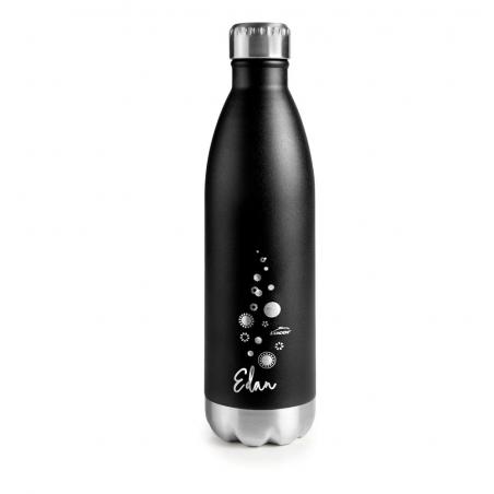 Botella bebida 750ml inoxidable negro LACOR - Imagen 1