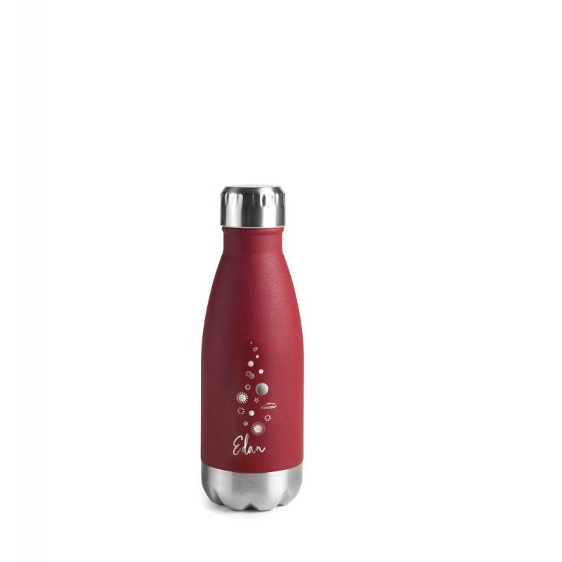 Botella bebida 260ml inoxidable roja LACOR - Imagen 1