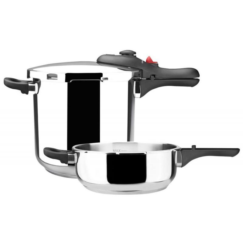 Olla presión rápida inoxidable 3 + 6lt MAGEFESA Olla presión rápida inoxidable 3 + 6lt MAGEFESA