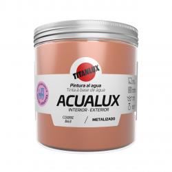 Pintura manualidades al agua 250ml acualux cobre TITANLUX - Imagen 1