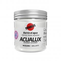 Barniz brillante al agua manualidades rayos UV 75 ml acualux TITANLUX - Imagen 1