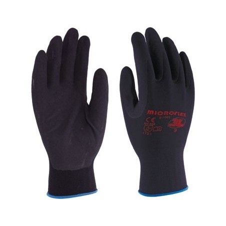 Guante mecanico nitrilo microflex talla 8 gris/negro 3L