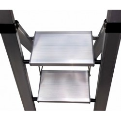 Escalera dom tijera 2 peldaños alumino HOMELUX