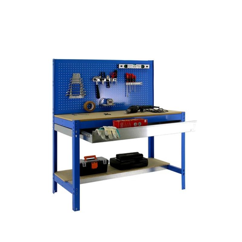 Banco trabajo azul 1445x1210x610mm SIMONRACKS - Imagen 1