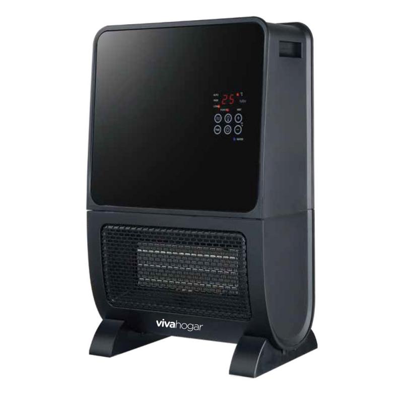 Calefactor electrico humidificador ceramico 2000w VIVAHOGAR