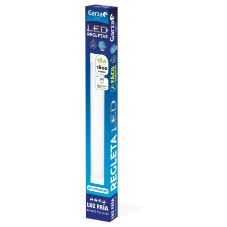 Regleta estrecha blanca 18w 1800lm 6000k 60 cm - Imagen 1