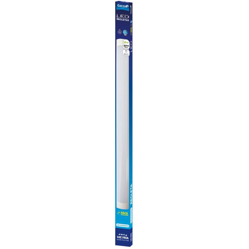 Regleta estrecha blanca  36w 3500lm 6000k 120 cm - Imagen 1