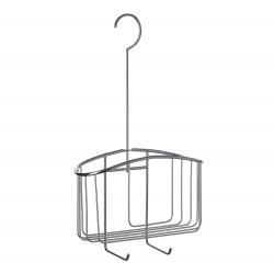 Cestillo baño gancho 8,5x40,0x22,5 cm acero cromo TATAY - Imagen 1