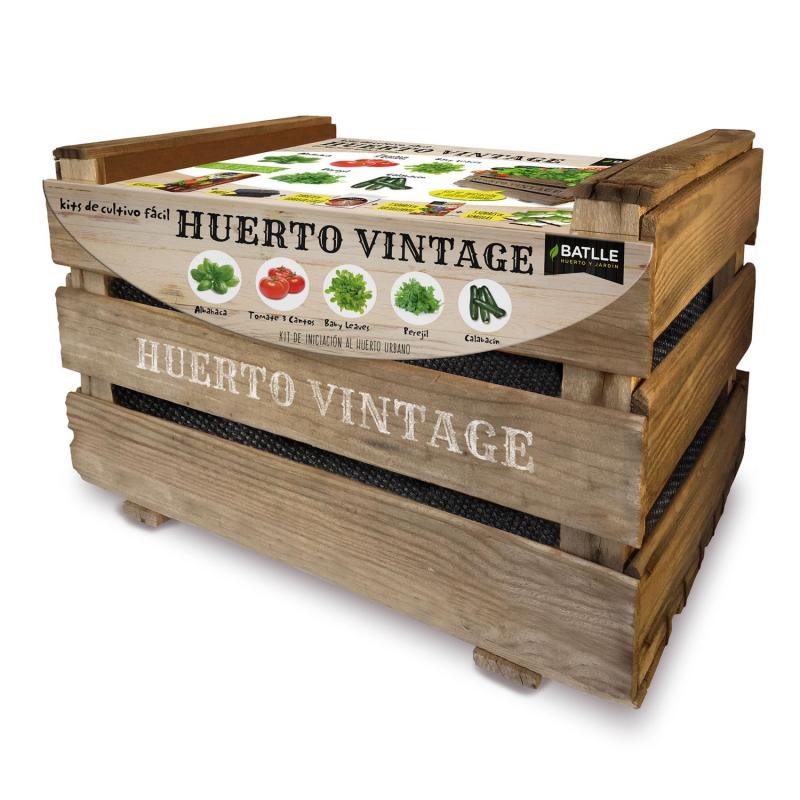 Huerto urbano vintage sustrato+semilla BATLLE - Imagen 1