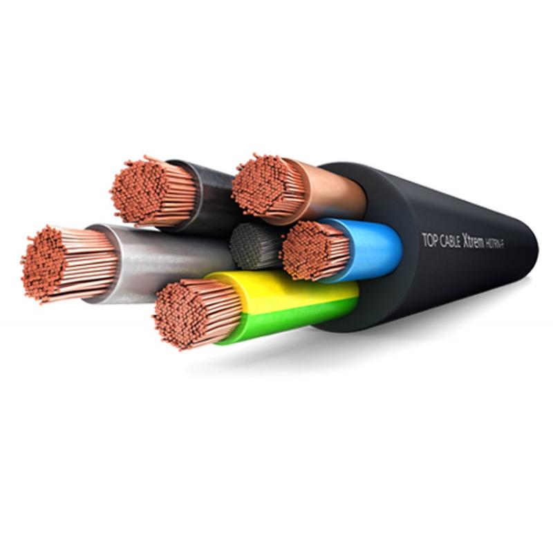 Cable libre halogenuros 5x1,5mm 50m negro - Imagen 1