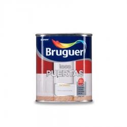 Esmalte laca satinado 750ml blanco permanente BRUGUER - Imagen 1