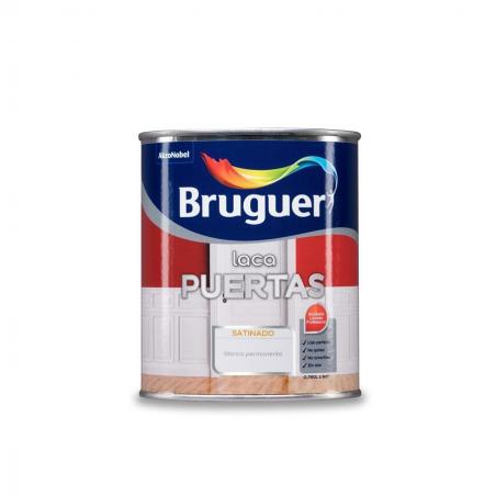 Esmalte laca satinado 750ml blanco permanente BRUGUER - Imagen 1