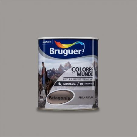 Pintura plastica mate interiores patagonia 750 ml perla suave BRUGUER - Imagen 1