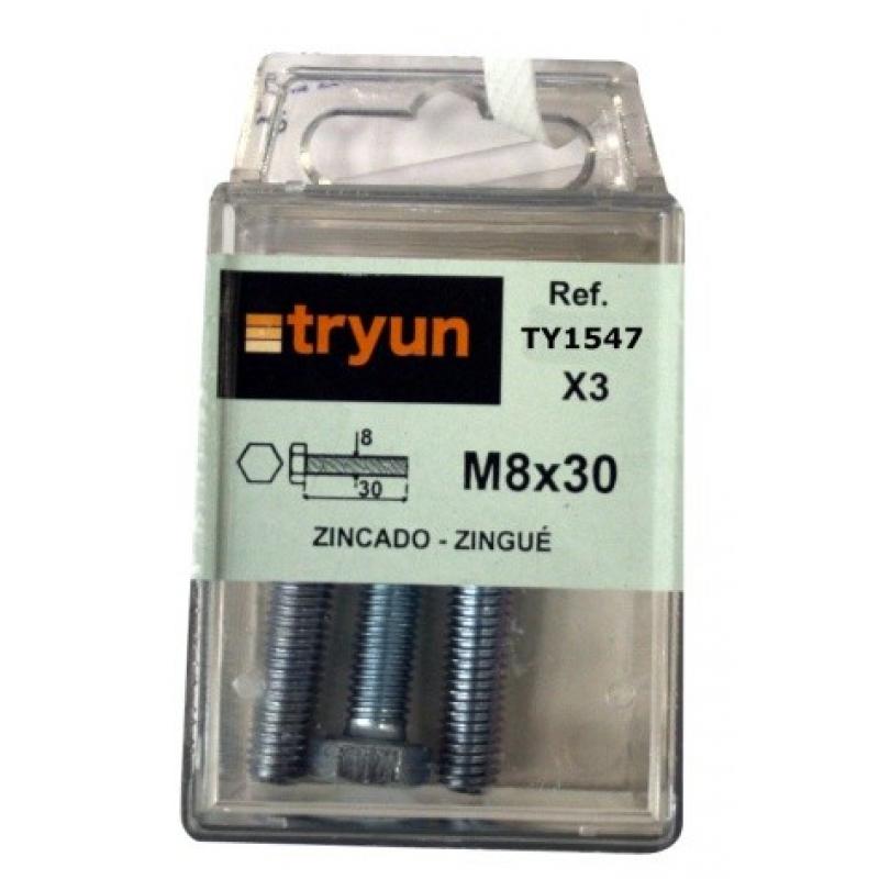 TORNILLO HEXAGONAL 8X30 (3 PZ) - Imagen 1
