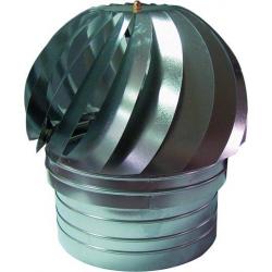 Sombrerete tubo estufa extractor 300mm acero galvanizado EXOJO - Imagen 1