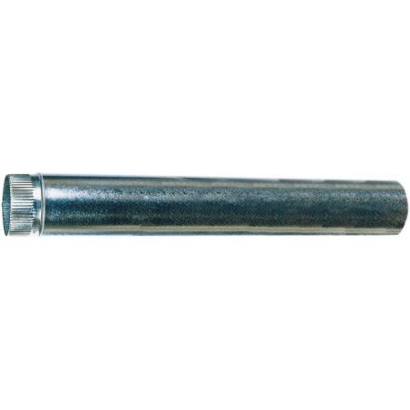 Tubo estufa 250 mm acero pintado negro EXOJO - Imagen 1