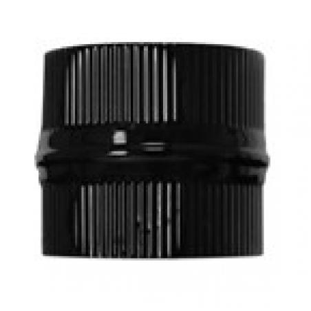 Manguito union negro esmaltado estufa 100mm EXOJO - Imagen 1