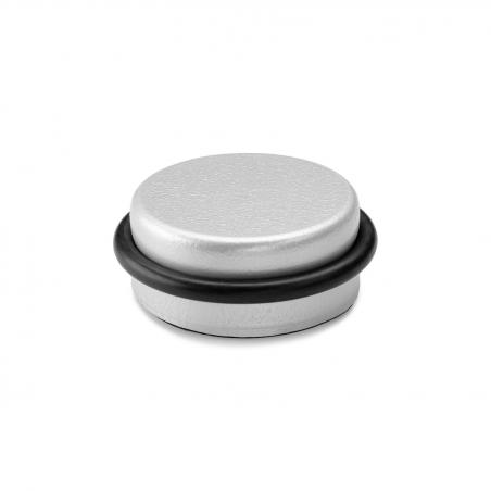 Tope puerta adhesivo plastico aluminio cromo mate INOFIX - Imagen 1