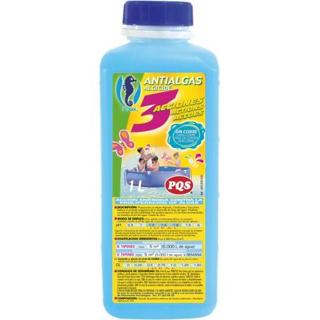 Antialgas piscina 1kg HIPOOL