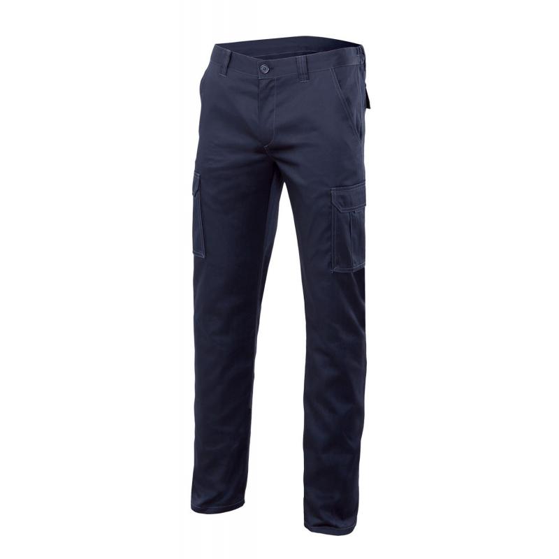Pantalón elástico trabajo azul marino talla 52 VELILLA