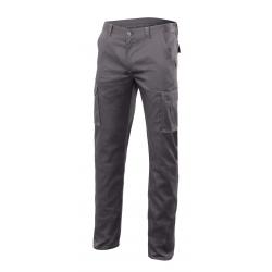 Pantalón elástico trabajo gris talla 38 VELILLA