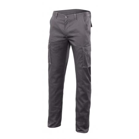 Pantalón elástico trabajo gris talla 50 VELILLA