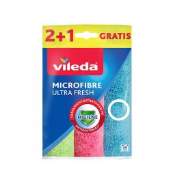 Bayeta microfibras tres colores VILEDA