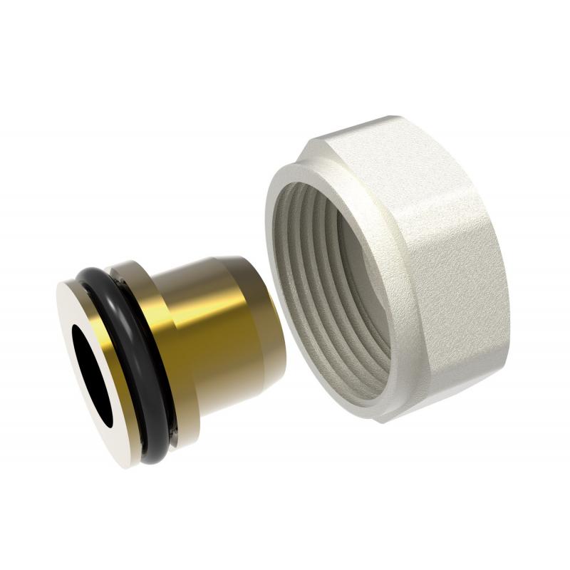 Conector cobre calefacción m24x1,5 ø18 KLIMATECH