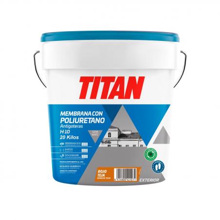 Pintura poliuretano rojo teja antigoteras TITAN