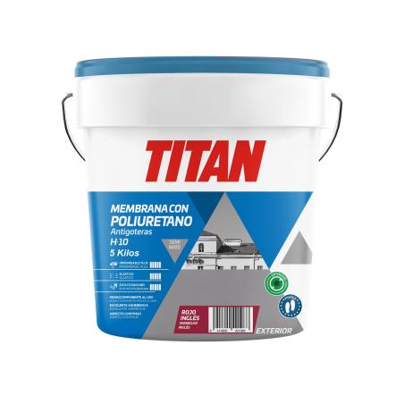 Pintura poliuretano rojo ingles antigoteras TITAN