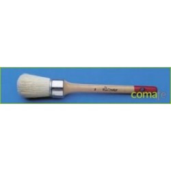 BROCHA Nº 14 Ø 42MM CERDA PURA M/MADERA BARNIZADA PUNTA ROJA - Imagen 1