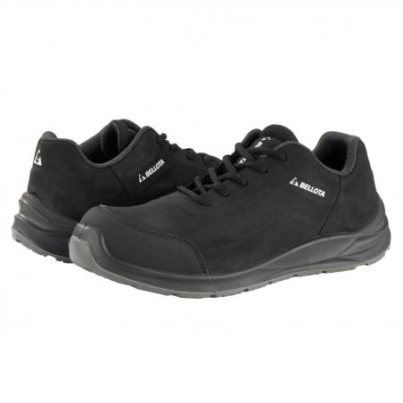 Zapato seguridad T41 piel negro BELLOTA