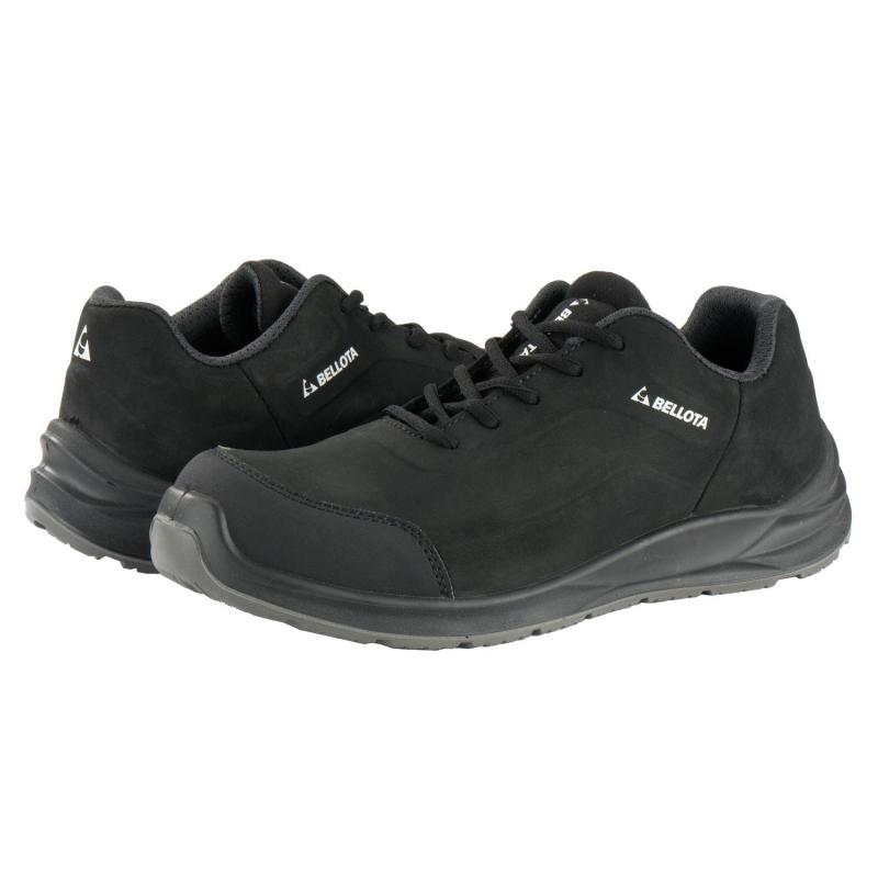 Zapato seguridad T44 piel negro BELLOTA