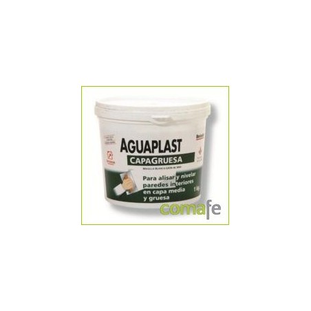 MASILLA AGUAPLAST RELLENOS BLANCA INTERIOR TARRO 1KG 820 - Imagen 1