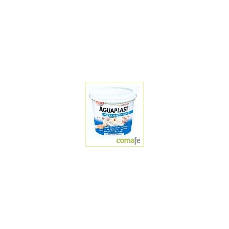 MASILLA AGUAPLAST UNIVERSAL BLANCA INTE/EXTER TARRO 1KG 813 - Imagen 1
