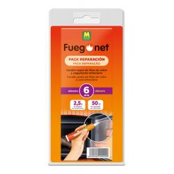 Cordon reparacion estufa refractario fibra vidrio 6mm FUEGONET